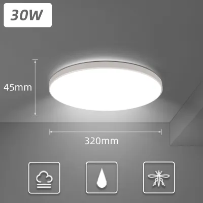 CANMEIJIA Led Ceiling Light Modern Ceiling Lamp Ultra Thin Indoor Lighting 18W 30W 40W Surface Mounted Panel Lights For Living Room Bedroom Bathroom Home Decor Fixture