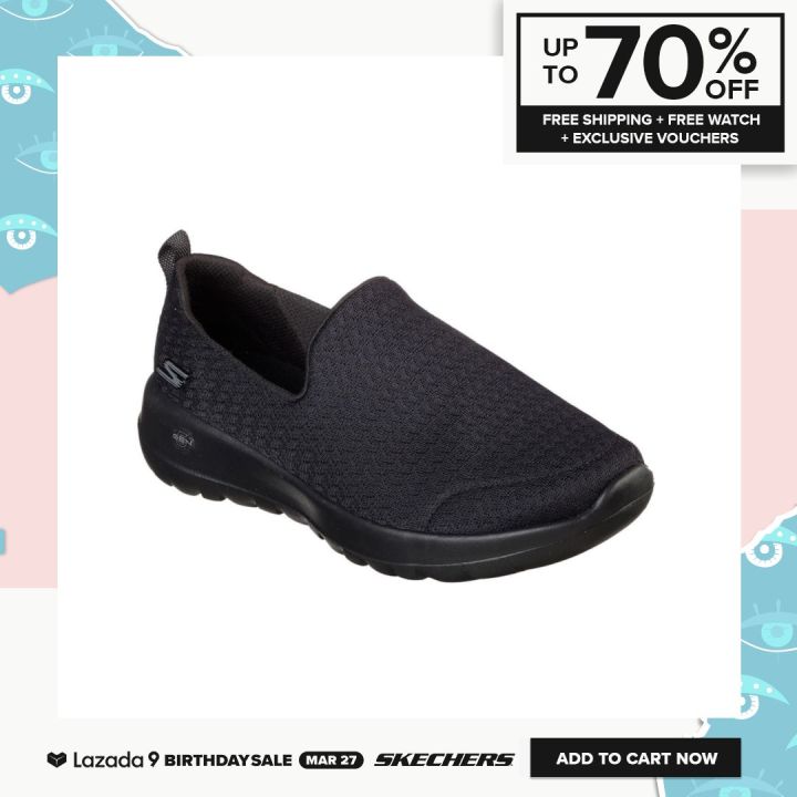 Skechers Women s Footwear Go Walk Joy Rejoice 15635 BBK Black Lazada PH