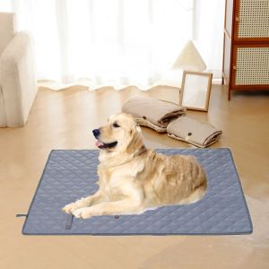 ER52858 Oxford Cloth Dog Cooling Mat Waterproof Reusable Dog Pee Pad Portable Dirtresistant Cat Blanket for Pets