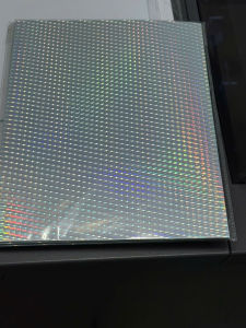 Decal Hologram A4 xấp 20 tờ in phun decal ánh 7 màu có keo nhiều họa tiết in tem nhãn sticker lấp lánh