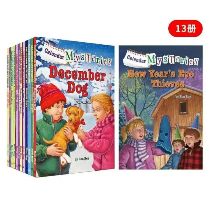 SG Stock]Calendar Mysteries 13 Books Set by Ron Roy - Kids English