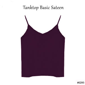 (S-XL) (COD) LMJ Fashion Tanktop Bella Saten Korea #0293