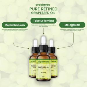 Orgaherbs Minyak Kayu Kapur Grapeseed Oil