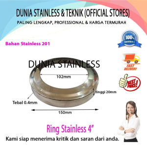 Ring Stainless 4in