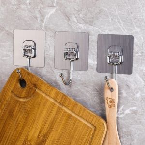 10/20Pcs Strong Large Hook No Punching Hook Adhesive Hook for Kitchen and Bathroom Organizing Hook