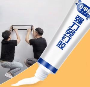 Lem Tembok Super Kuat Lem Pengganti Paku Sekrup Tembok/0 Formaldehida/Lem Tanpa Paku Perekat Serbaguna/Perekat Kaca Marmer Kayu Metal Besi keramik Mozaik Keramik Dinding/lem perekat tempel