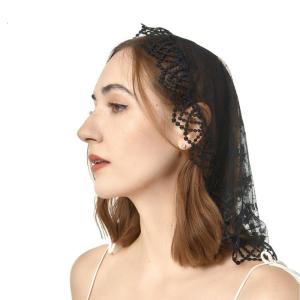Đa dụng ren mantilla Mạng Che Mặt Nhà thờ Khăn trùm đầu Công Giáo khối lượng mạng che mặt cho dịp khác nhau headcover Tôn Giáo tổ chức sự kiện phụ kiện