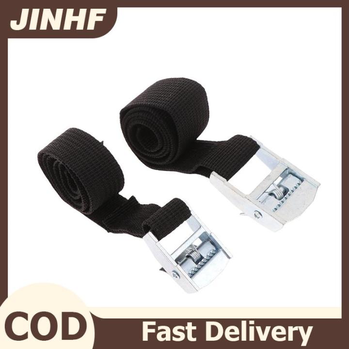 JINHF Buckle Tie-Down Belt Cargo Lashing Straps For Car Motorcycle Bike ...