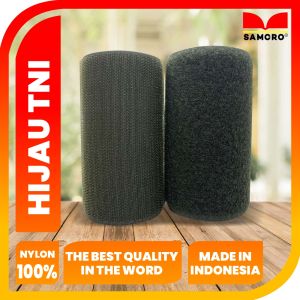 Velcro Magic Tape -Prepet-Perekat-Kretekan-Velcro Serba Guna-Velcro Samcro Reguler-Warna Hijau TNI
