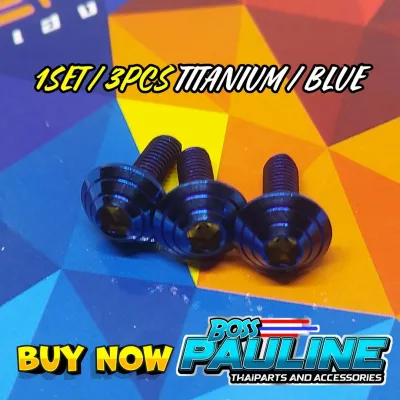 HENG MUFFLER TIP FOR PCX 160 / CLICK 160 ( 3pcs )