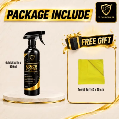 【CP CAR Detailer】Quick Coating Value Package - Car Coating 500ml Nano Car Care Spray Quick Coating