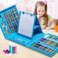 Art Set Crayon isi 208 Spidol Kerayon pensil warna koper color pencil alat mewarnai melukis Gambar kreativitas anak sepidol. 