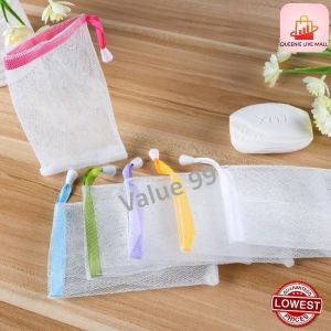 [value99] 双层肥皂起泡网 Double Layer Soap Foaming Net Bubble Shampoo Gel Mesh Bag Net Skincare Cleansing Net Jaring Sabun