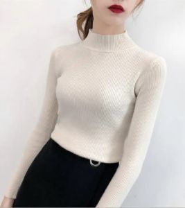 Áo Len cổ 3 PhânChất Len Lụa Mềm Mịn Siêu Xinh Cho Các Nàng