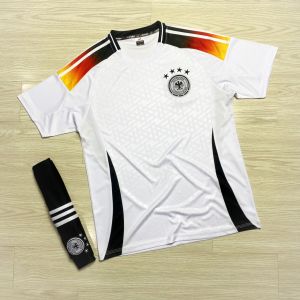 2024 Germany National Team White Soccer Jersey Set Breathable Sports Clothing for Men - Sizes S-XL