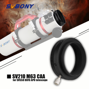 Svbony Bộ Điều Chỉnh Góc Máy Ảnh SV210 Bộ Xoay 360 Độ M63 Ren CAA Cho Máy Khúc Xạ SV550 80F6 APO Xoay Trực Quan