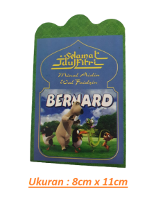 Amplop Lebaran Hijau Ekslusif / Amplop Idul FItri / Kertas Angpao Hari Raya Idul Fitri