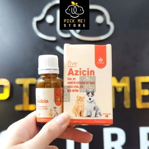 Five Azicin - Trị Nhiễm Khuẩn Đường Hô Hấp Tiêu Hóa Da Mô Mềm cho Chó Mèo