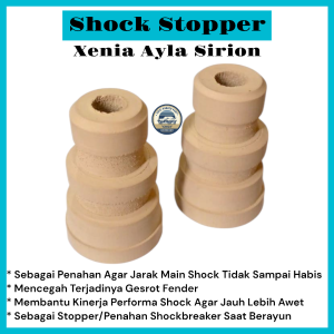 Shock Stopper Spon Empuk Belakang Xenia Ayla Sirion Tinggi 5CM 1Set(2Pcs)