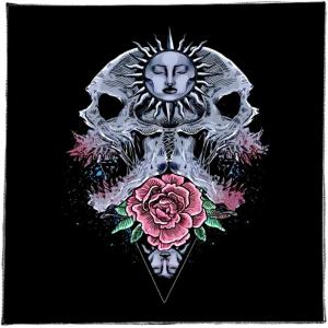 Tarots Tablecloth Flower Sun Pattern Astrology Altars Cloth Divinations Table Cloth Tapestry Witchcrafts Supply