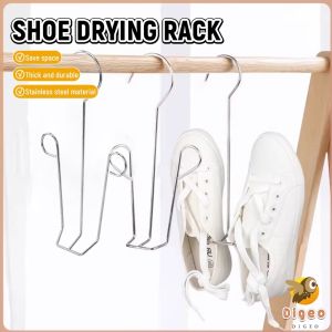 Digeo Stainless Steel Shoes Drying Hanger Shoes Drying Rack Hanging Shoe Organizer Space Saving 1Pc