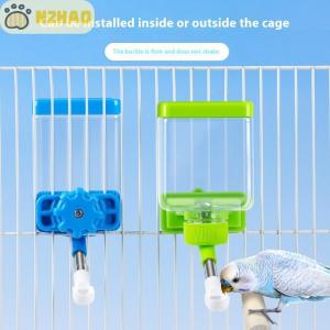 N2HAO เครื่องจ่ายน้ำอัตโนมัติสำหรับนกที่จ่ายน้ำแบบแขวนทำความสะอาดง่ายเครื่องจ่ายน้ำสัตว์เลี้ยงอุปกรณ์เสริมกรงนก