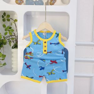 JanElla’s SANDO SHORTS (6 mos to 5 Years Old) TERNO for KIDS BOYS 100% COTTON Made in Vietnam