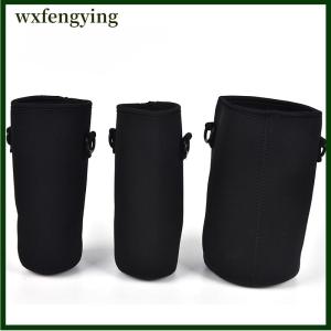 wxfengying 1X Neoprene chai nước tàu sân bay cách điện cup Bìa Bag chủ Pouch với dây đeo