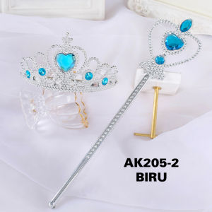 Bando Korea Anak Perempuan Model Mahkota Princess Tongkat Aksesoris Rambut anak AK205 NOMIDE