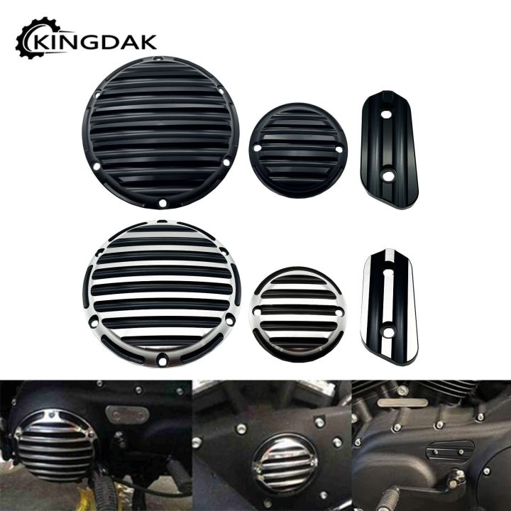 6 Holes Clarity Derby Cover Timing Timer Covers For Harley Sportster XL1200/883L | UK