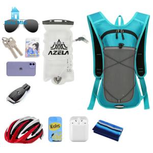 【New Arrival】 Durable Hydration Backpack for Outdoor Sports Waterproof Cycling Bag with Multiple Pockets and Adjustable Straps