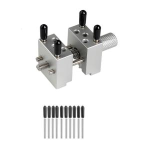 Space Saving Adjustable Miniature Metal Clamp Vise Ideal For Hobbyists And Technical Assembling Detailed Craft Projects