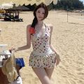 LALUNA SWIM ชุุดชายหาดหญิง ชุดว่ายน้ำ 2ชิ้น ชุดว่ายน้ำน่ารัก มีไซส์ S-L | น้ำหนัก 38-58 กก. Y615. 