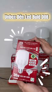 Combo 5 Bóng LED Nhựa Bọc Nhôm DOB Mỹ Linh công suất 5-65W siêu sáng tiết kiệm điện