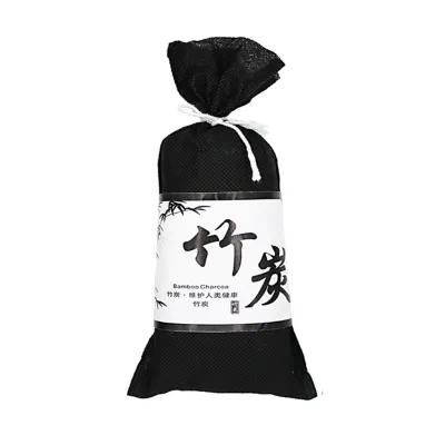 Bamboo Charcoal Pouch 70g/100g [ Natural Activated Moisture Absorber Odor Eliminator Shoe Closet Car Air Purifying Bag ]
