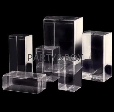 10pcs PVC Box Clear Box Acetate Box for Gift Transparent Box Plastic Box acetate box for souvenirs