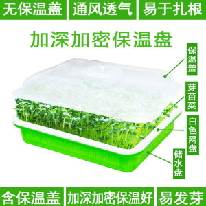 LZD  Mầm Đậu Nảy Mầm Trong Chậu Mầm Rau Khay Cây Giống Trồng Rau Thủy Canh Không Cần Đất Thiết Bị Trồng Rau Thủy Canh Trồng Đậu Hà Lan Mầm Đậu