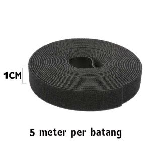 5m Vlcro Strp Nlon Tali Pengikat Kael Univesal Pegikat Kabl Velcro Cble Tie