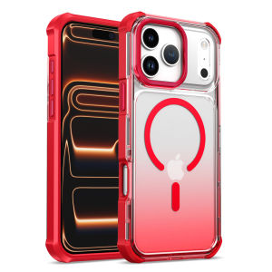 NEW Transparent for Magsafe Gradient Color Phone Case for iPhone 17 Pro Max Air 16 15 Plus 14 13 12 11 Shockproof Cover