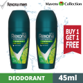(Buy 1 Take 1) Rexona Men Advanced Fresh Lime Cool Roll-On Deodorant 45ml 72Hours Anti-Perspirant Anti-Stain by Mavens Collection. 