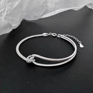 Vòng tay thời trang bạc S925 thanh lịch phong cách hàn sang trọng LT210 - Phụ Kiện Thời Trang Việt