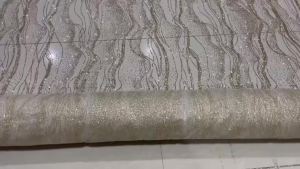 150*50CM Gilding Gauze Messy Mesh Designer Wedding Dress Fabric Stage Sequin Yarn