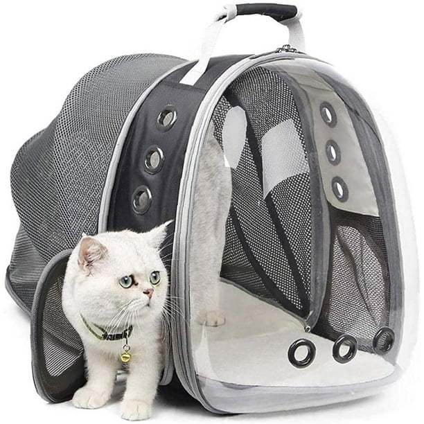 Portable Cat Travel Bag Breathable Space Capsule Expendable Transparent