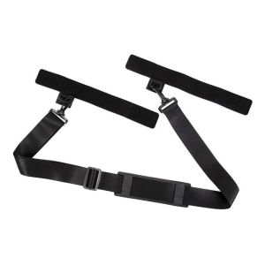 pamelaea Fishing Rod Carrying Strap Sling Shoulder Belt Security Tools Nylon Rod Bracket Waist Belt Strap Fishing Tool Accessories