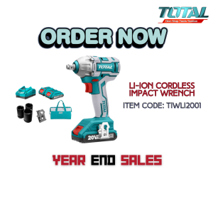 TOTAL TIWLI2001 Li-ion Cordless Impact Wrench-Combo Sets