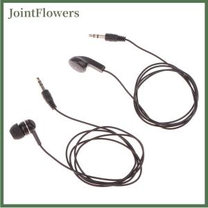 JointFlowers 1Pc Earpiece 3.5mm Plug Single Side Headset Headphone Dual Channel Earphone for Laptop PC Headset