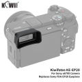 KIWIFOTOS KE Series Long Viewfinder Eyecup Eye Cup Eyepiece for Sony A6700 Camera Compatible with Sony FDA-EP20 Eyecup, High-quality ABS Plastic and Soft Silicone Material. 