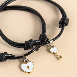 🔥 Couple Bracelet Key Love Lock Bracelet for Couples LovelylifeFu COD
