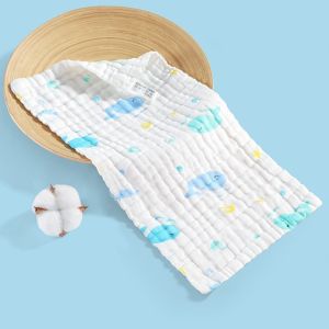 Baby Towels 6 layers 25x50cm 100% Cotton baby kids sweat towel Face Bath Newborn Towels Handkerchief