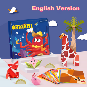 DIY fun origami teaching for kid children craft toy cartoon origami 108 pages handcraft art learning